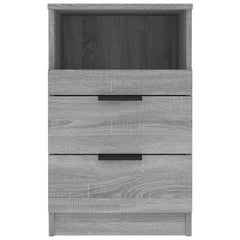vidaXL Bedside Cabinets 2 pcs Grey Sonoma Engineered Wood 6