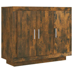 vidaXL Sideboard | Smoked oak | Engineered wood | 92 x 35 x 75 cm | Storage 2