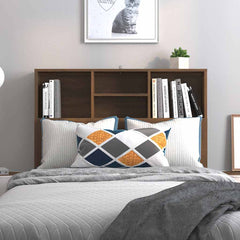 vidaXL Headboard Cabinet | Brown Oak | Engineered Wood | Medium 3
