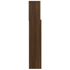 vidaXL Headboard Cabinet | Brown Oak | Engineered Wood | Medium 5