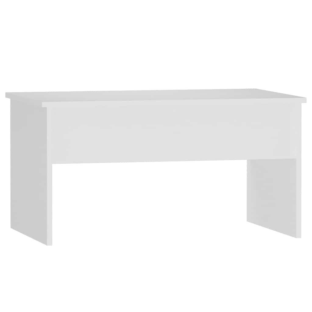 vidaXL Coffee Table | White | Engineered wood | Medium | Height-Adjustable 3