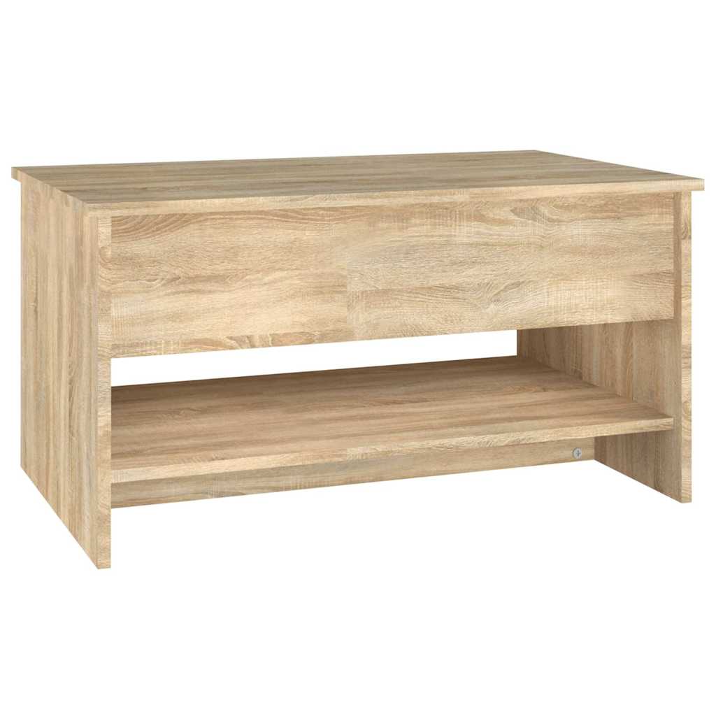 vidaXL Coffee Table | Sonoma oak | Engineered wood | Adjustable Armrests 5