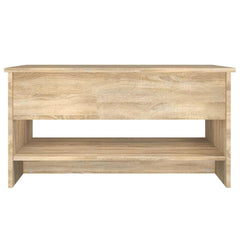 vidaXL Coffee Table | Sonoma oak | Engineered wood | Adjustable Armrests 6