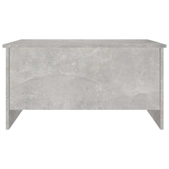 vidaXL Coffee Table | Concrete grey | Engineered wood | Medium | Storage 4