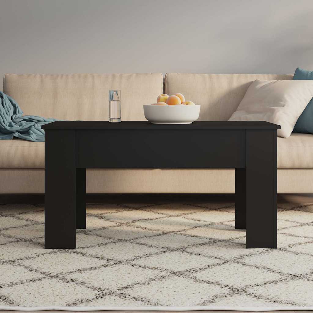 vidaXL Coffee Table | Black | Engineered wood | Standard | Adjustable Armrests 3