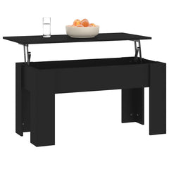 vidaXL Coffee Table | Black | Engineered wood | Standard | Adjustable Armrests 4