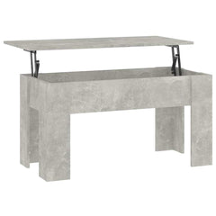 vidaXL Coffee Table | Concrete grey | Engineered wood | Medium | Sliding Top 2