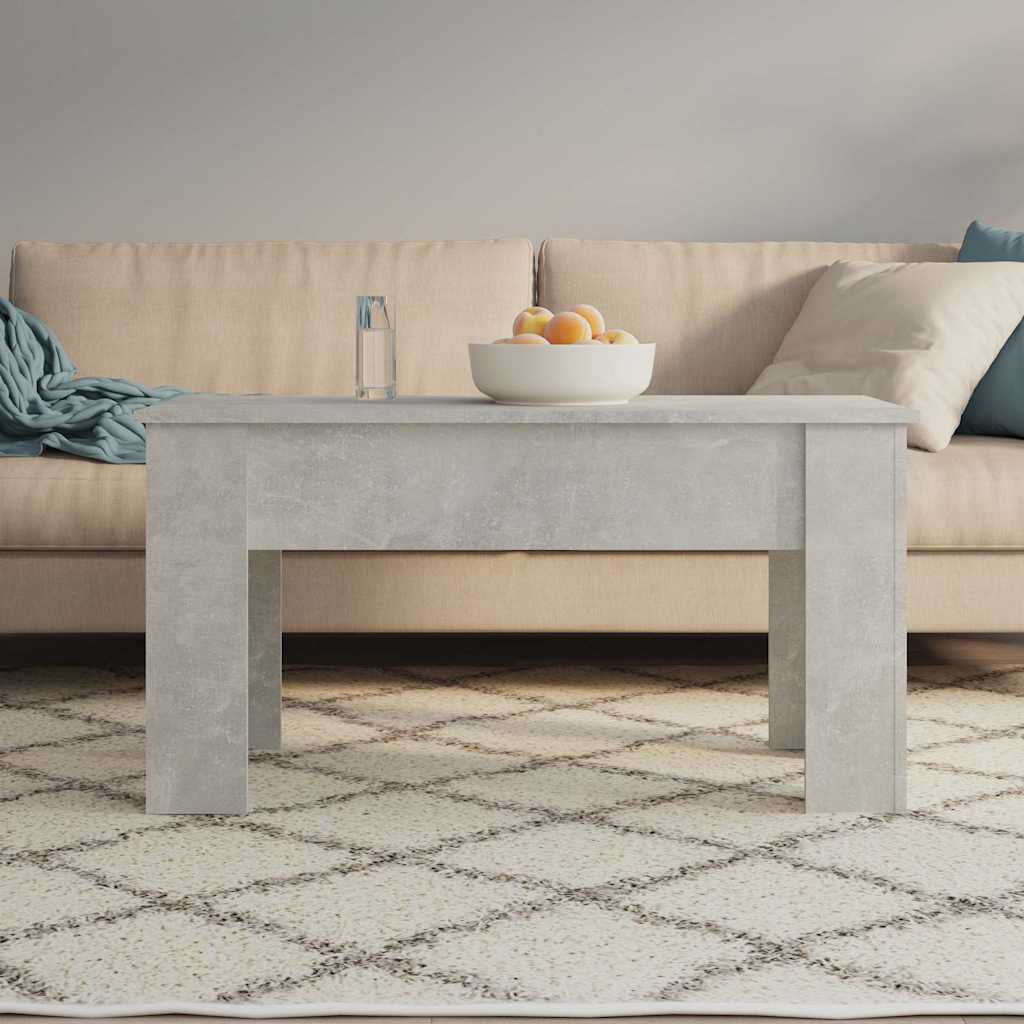 vidaXL Coffee Table | Concrete grey | Engineered wood | Medium | Sliding Top 3