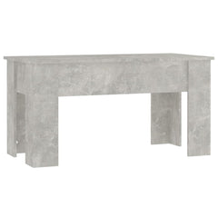 vidaXL Coffee Table | Concrete grey | Engineered wood | Medium | Sliding Top 5