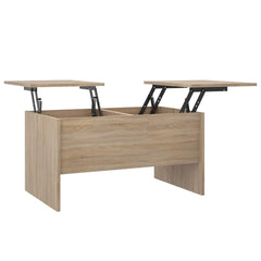vidaXL Coffee Table | Sonoma Oak | Engineered Wood | Medium | Height-Adjustable 2