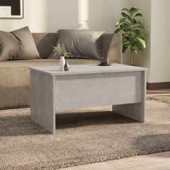 Coffee Table 80x50x42,5 cm Engineered Wood Width 80 cm Concrete grey 50 cm