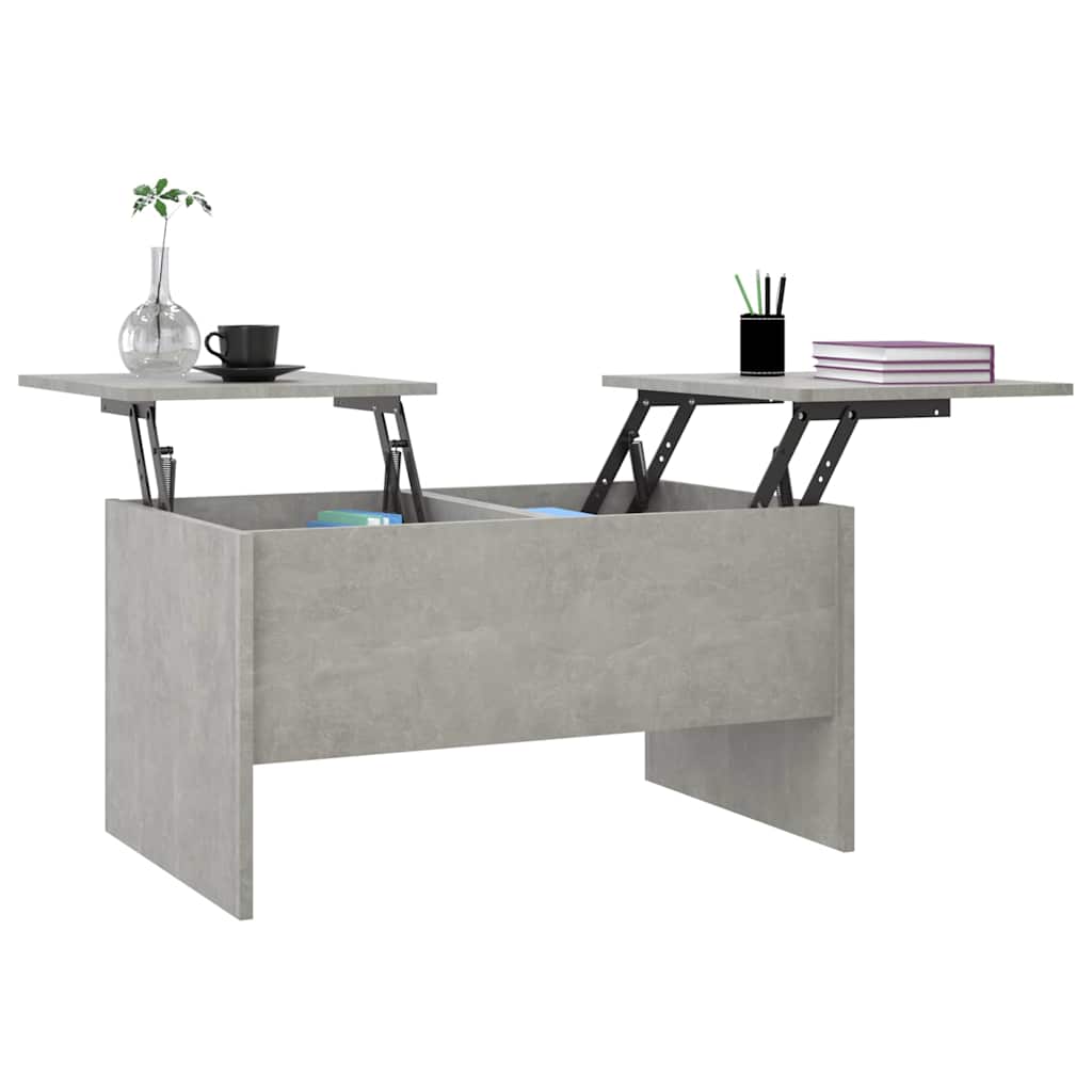 vidaXL Coffee Table | Concrete Grey | Engineered Wood | Medium 4