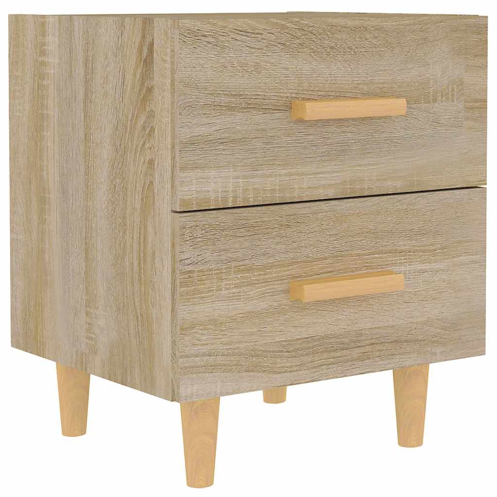vidaXL Bed Cabinet Sonoma Oak 40x35x47.5 cm 2