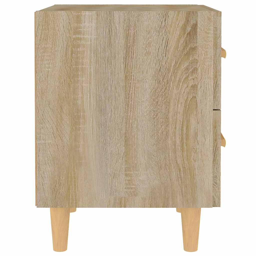 vidaXL Bed Cabinet Sonoma Oak 40x35x47.5 cm 4