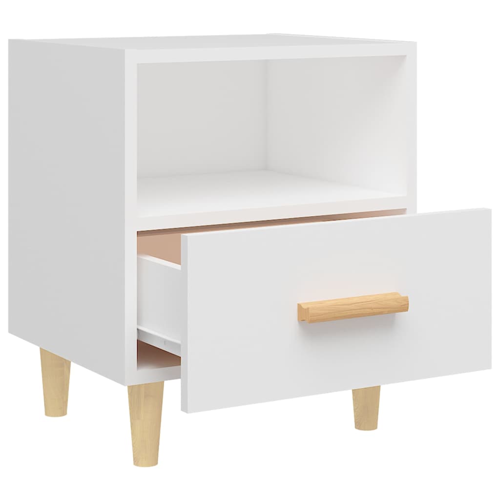 vidaXL Bedside Cabinet | Set of 2 | White 6