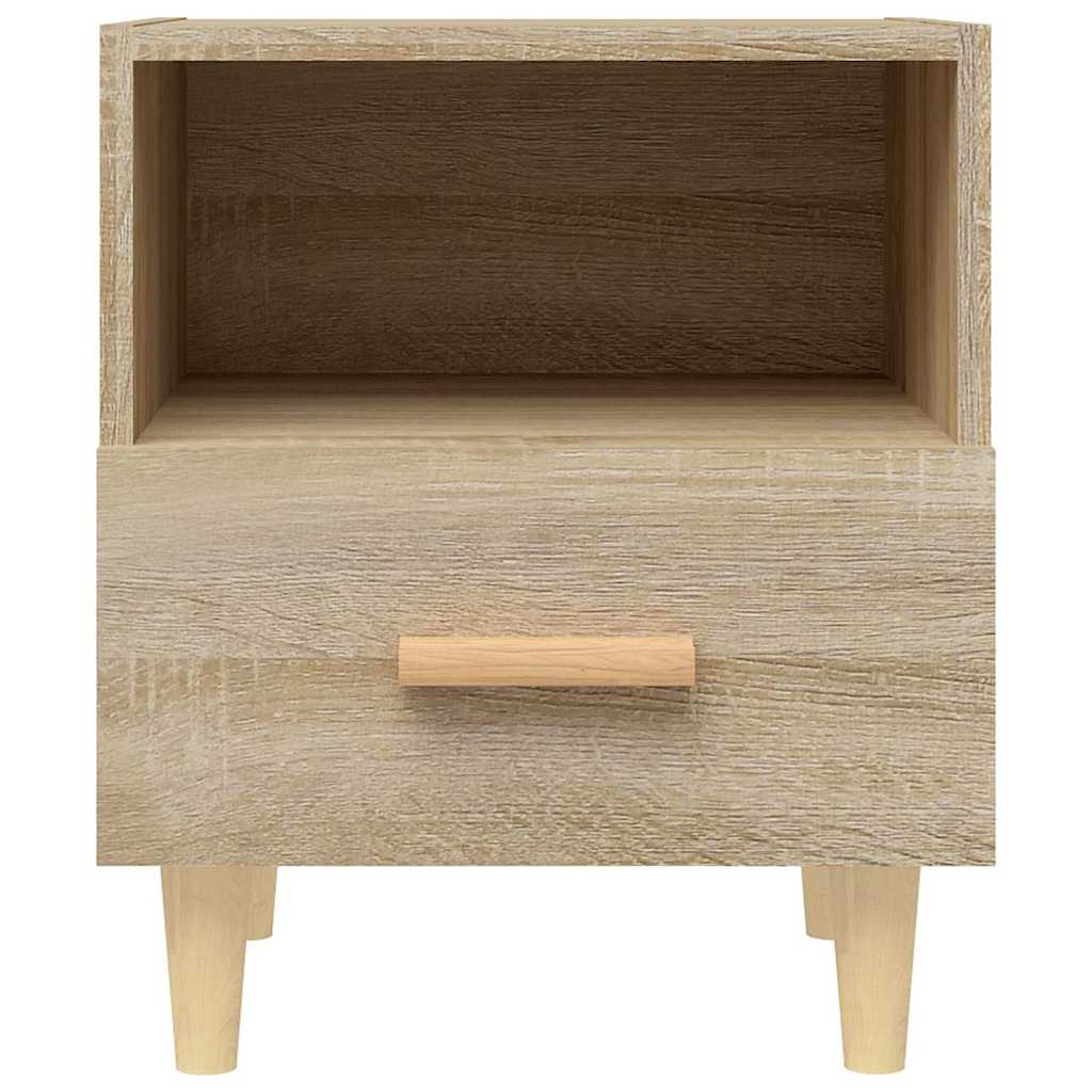 vidaXL Bedside Cabinet Sonoma Oak 40x35x47 cm 4