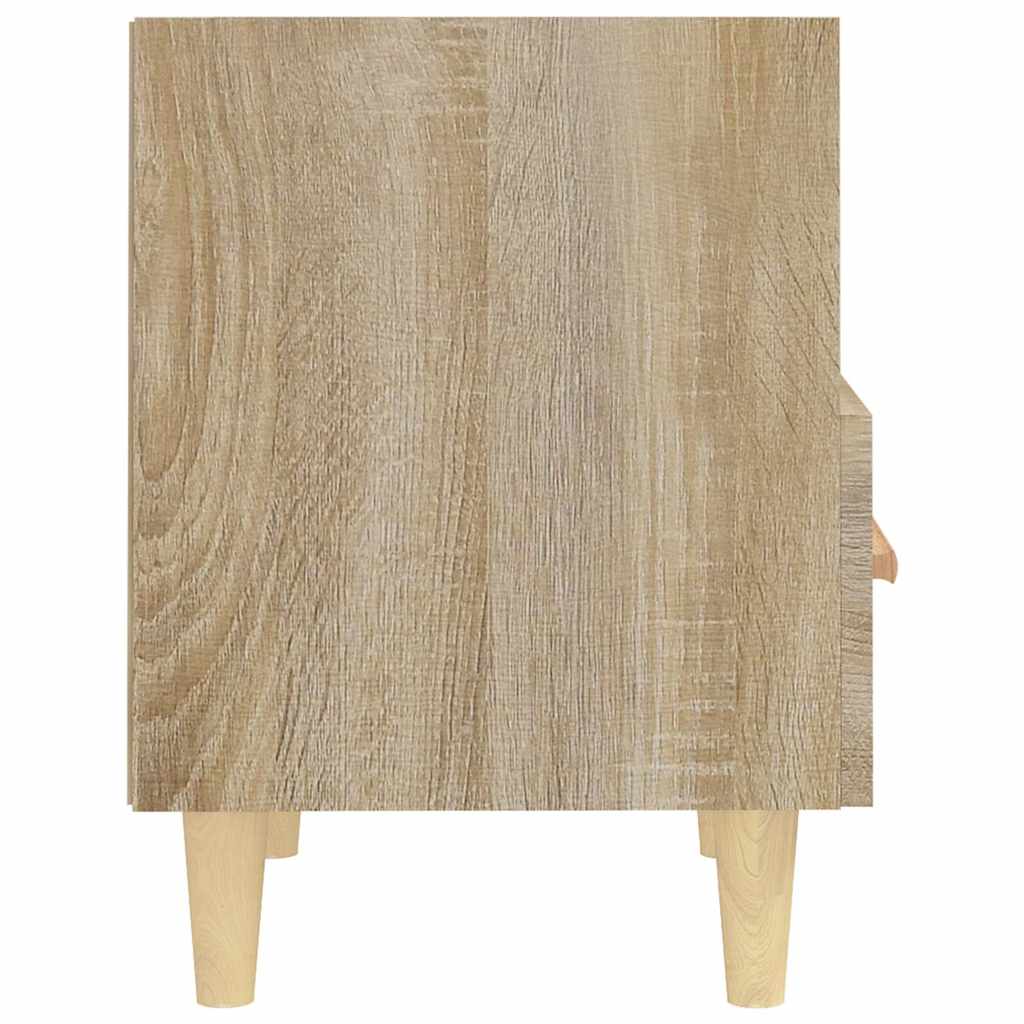 vidaXL Bedside Cabinet Sonoma Oak 40x35x47 cm 6