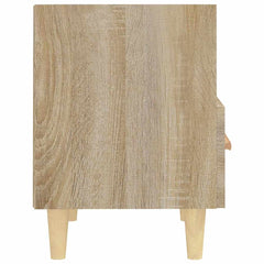 vidaXL Bedside Cabinet Sonoma Oak 40x35x47 cm 6