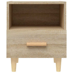 vidaXL Bedside Cabinets 2 pcs Sonoma Oak 40x35x47 cm 4