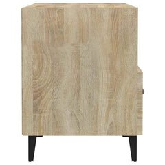 vidaXL Bedside Cabinet | Set of 2 | Sonoma oak | Engineered wood, metal 5