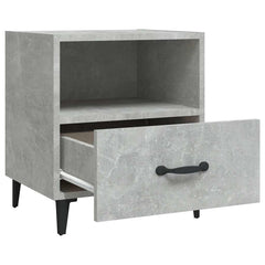 vidaXL Bedside Cabinets 2 pcs Concrete Grey Engineered Wood 6