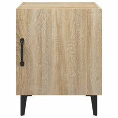vidaXL Bedside Cabinet | Set of 2 | Sonoma oak | Engineered wood, metal | Medium 4