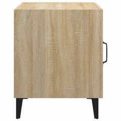 vidaXL Bedside Cabinet | Set of 2 | Sonoma oak | Engineered wood, metal | Medium 5