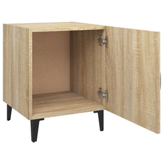 vidaXL Bedside Cabinet | Set of 2 | Sonoma oak | Engineered wood, metal | Medium 6