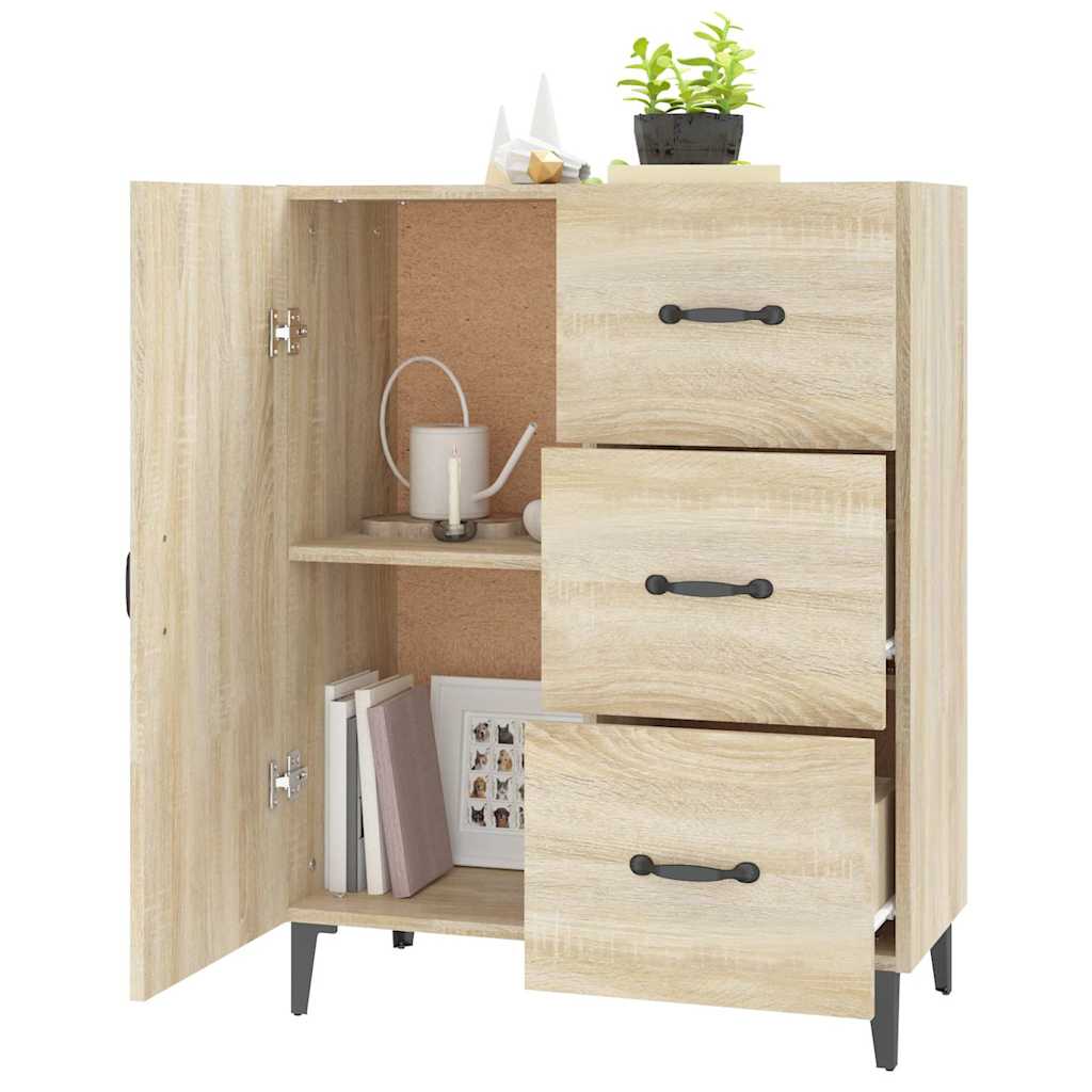 vidaXL Sideboard | Sonoma oak | Engineered wood | Standard | Sideboard 4