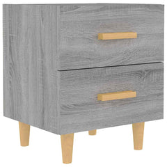 vidaXL Bed Cabinet Grey Sonoma 40x35x47.5 cm 2