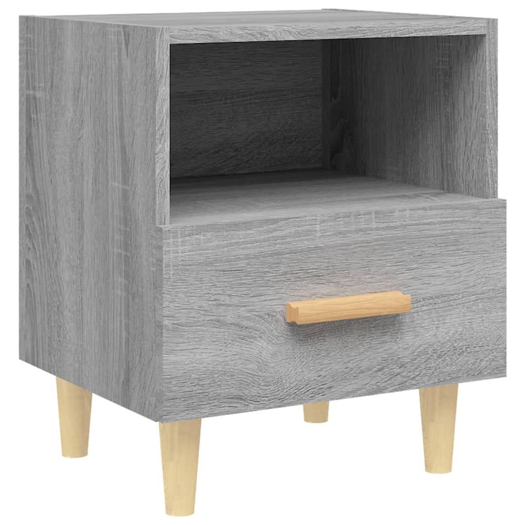 vidaXL Bedside Cabinet | Set of 2 | Grey Sonoma 5