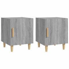 vidaXL Bedside Cabinet | Set of 2 | Grey Sonoma | Engineered Wood | 40x40x50 cm 2