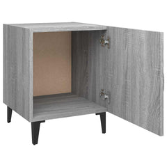 vidaXL Bedside Cabinet | Set of 2 | Grey Sonoma | Engineered wood, metal 6