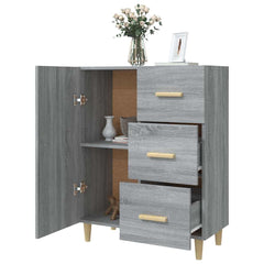 vidaXL Sideboard | Grey Sonoma | Engineered Wood | Medium | Sideboard 4