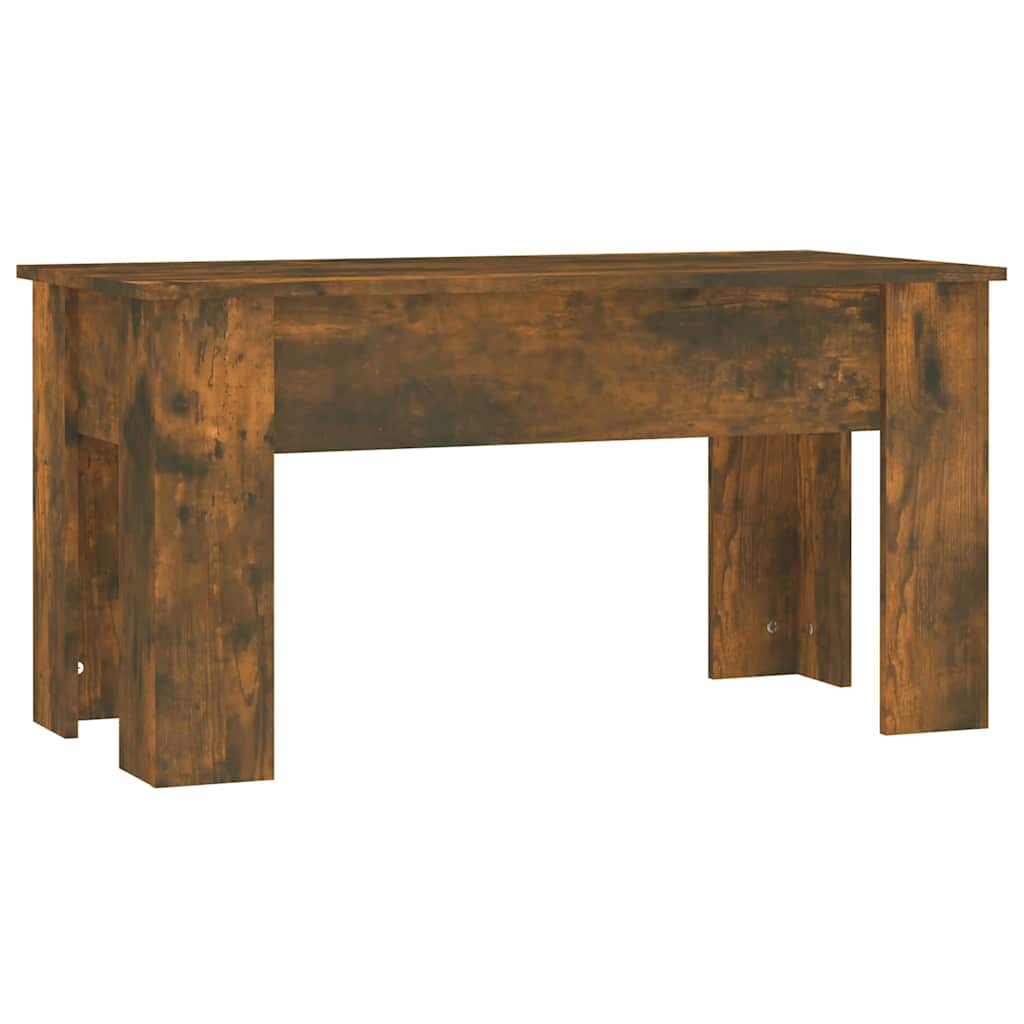 vidaXL Coffee Table | Smoked Oak | Engineered Wood | 101 cm x 49 cm x 52 cm 5