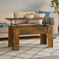 Coffee Table Engineered Wood in Smoked Oak