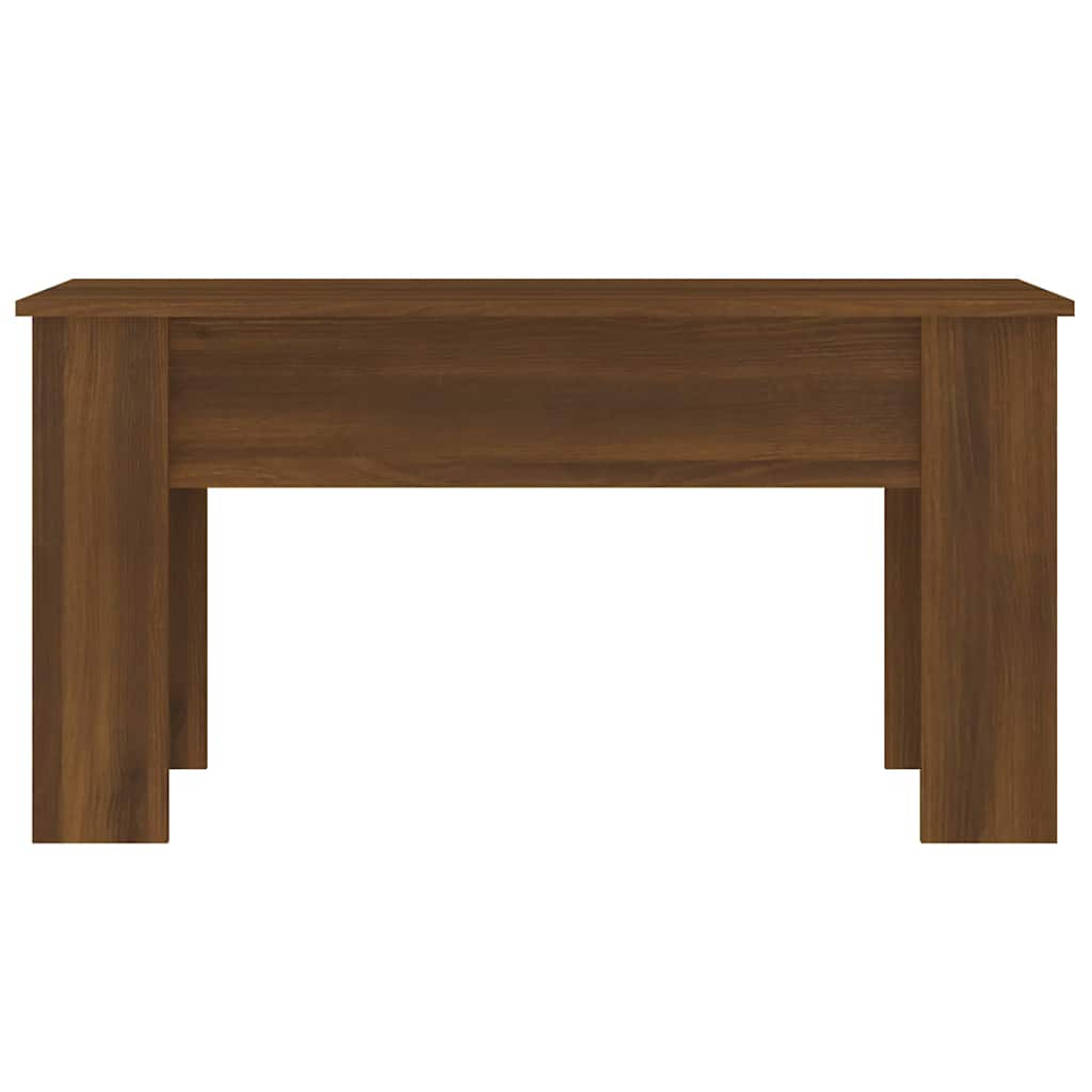 vidaXL Coffee Table | Brown Oak | Engineered Wood | 101 x 49 x 52 cm 6