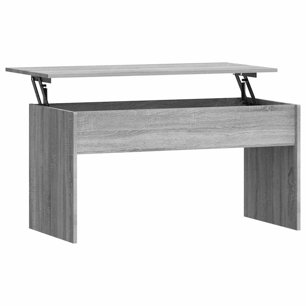vidaXL Coffee Table | Grey Sonoma | Engineered Wood | Standard | Sliding Top 2
