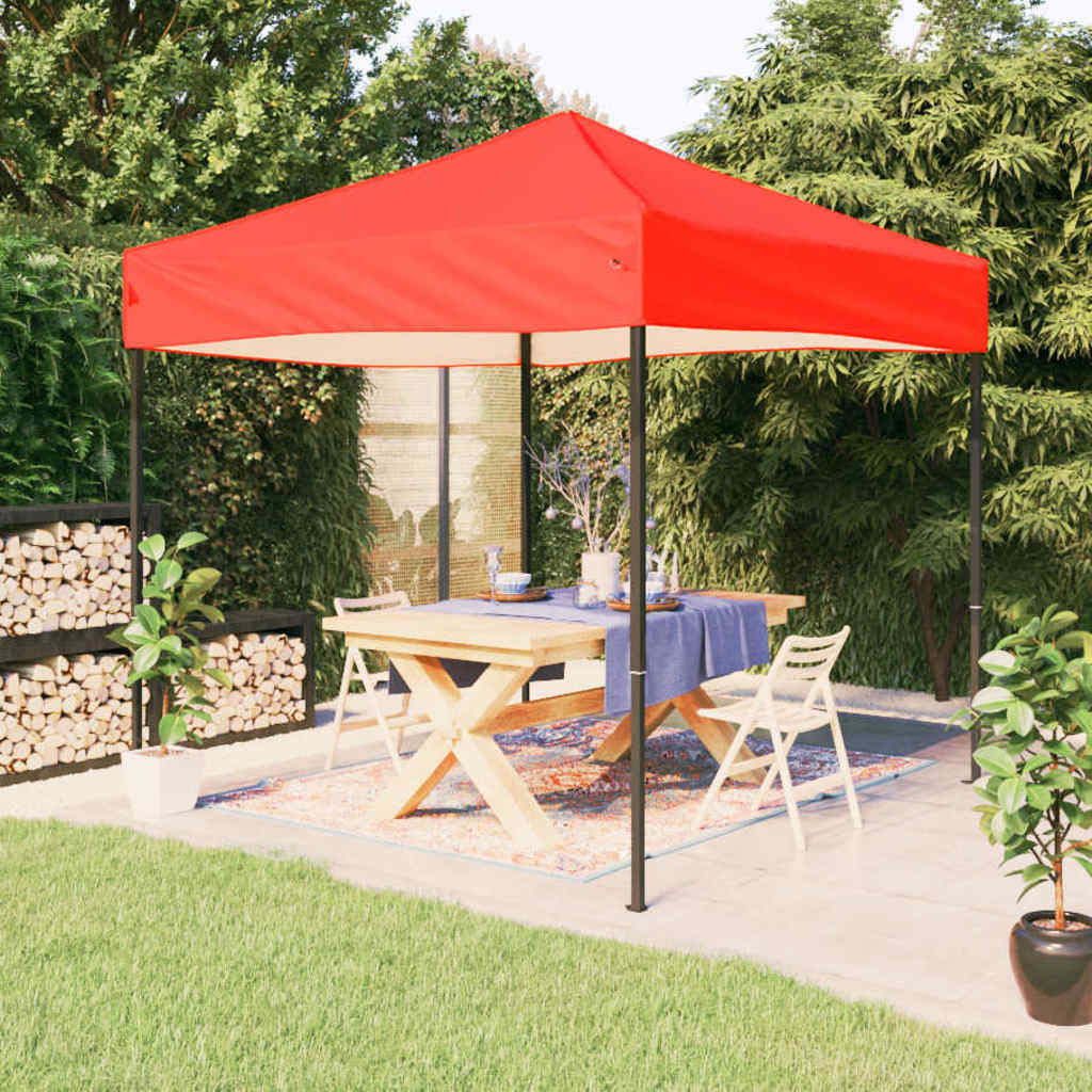 Folding Party Tent 2x2 m Red