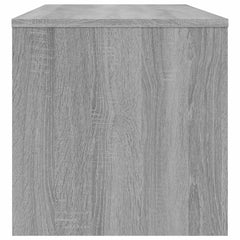 vidaXL TV Cabinet Grey Sonoma 100x40x40 cm Engineered Wood 5