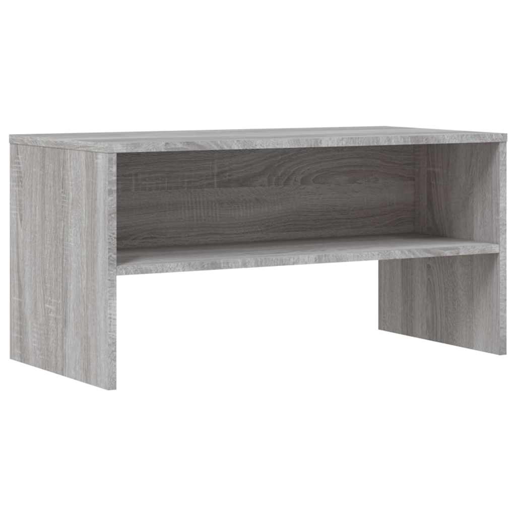 vidaXL TV Cabinet Grey Sonoma 80x40x40 cm Engineered Wood 2