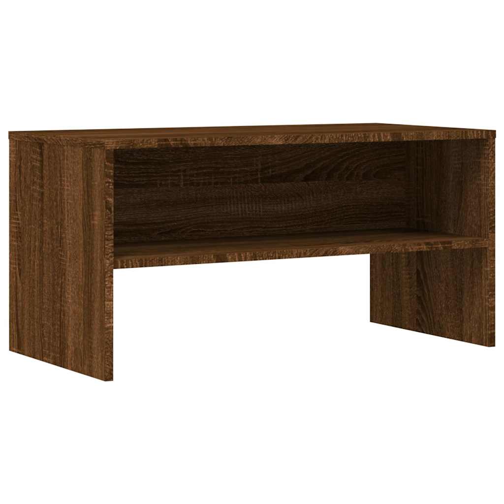 vidaXL TV Cabinet Brown Oak 80x40x40 cm Engineered Wood 2