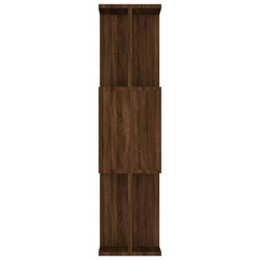 vidaXL Book Cabinet/Room Divider Brown Oak 80x24x96 cm Engineered Wood 6