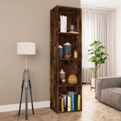 Book Cabinet/TV Cabinet 36x30x143 cm Engineered Wood Smoked oak