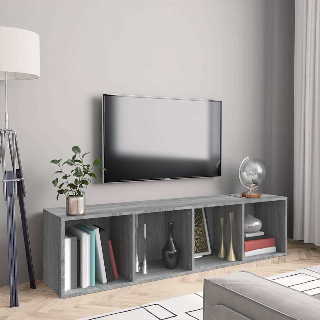 Book Cabinet/TV Cabinet in Grey Sonoma