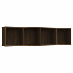 vidaXL Book Cabinet/TV Cabinet Brown Oak 143x30x36cm Engineered Wood 2