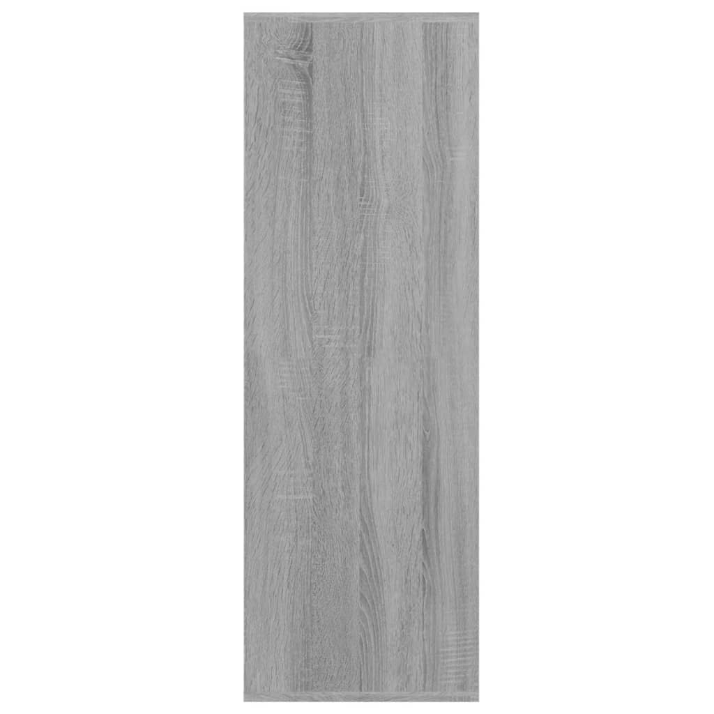 vidaXL Shoe Rack Grey Sonoma 54x34x100.5 cm Engineered Wood 5