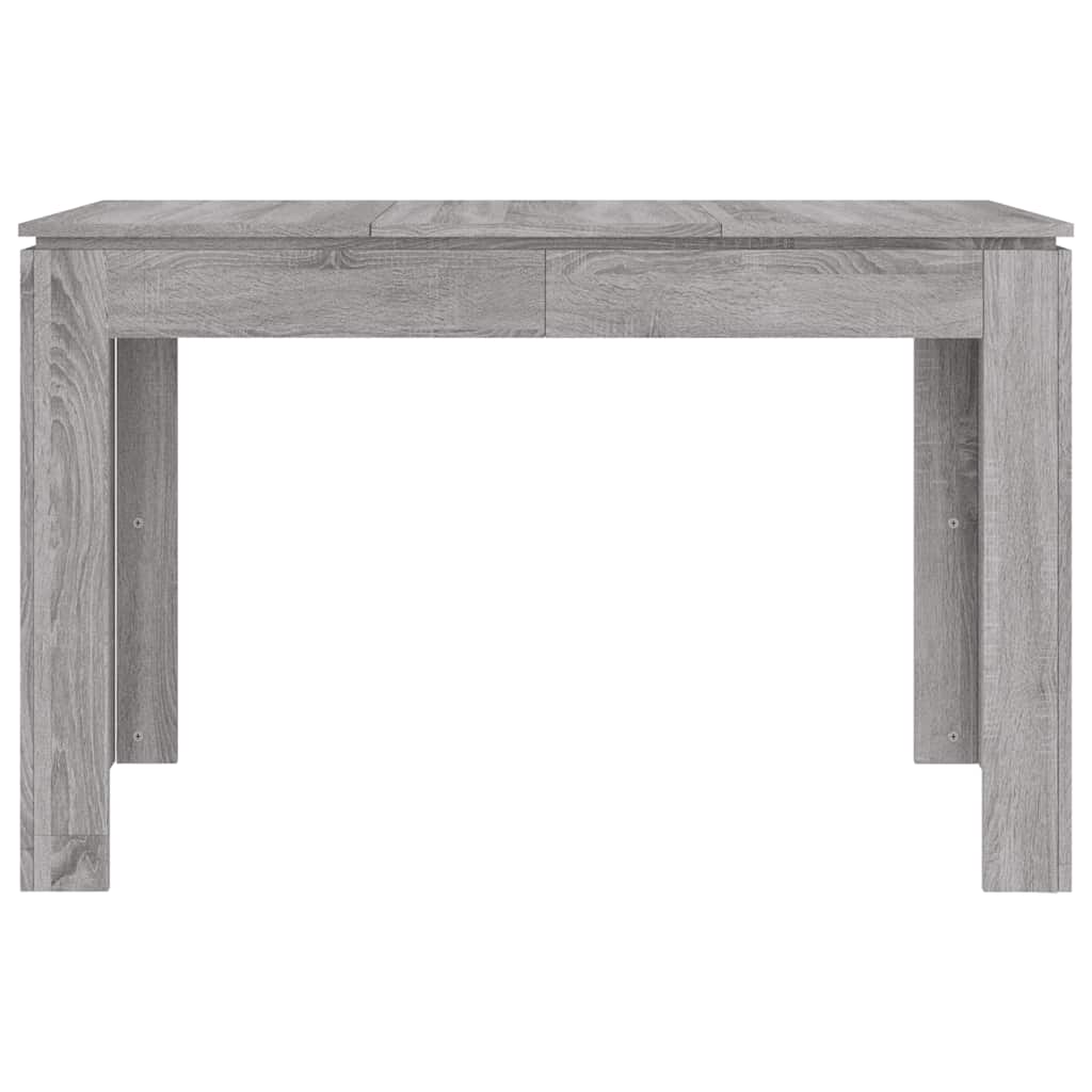 vidaXL Dining Table Grey Sonoma 120x60x76 cm Engineered Wood 4