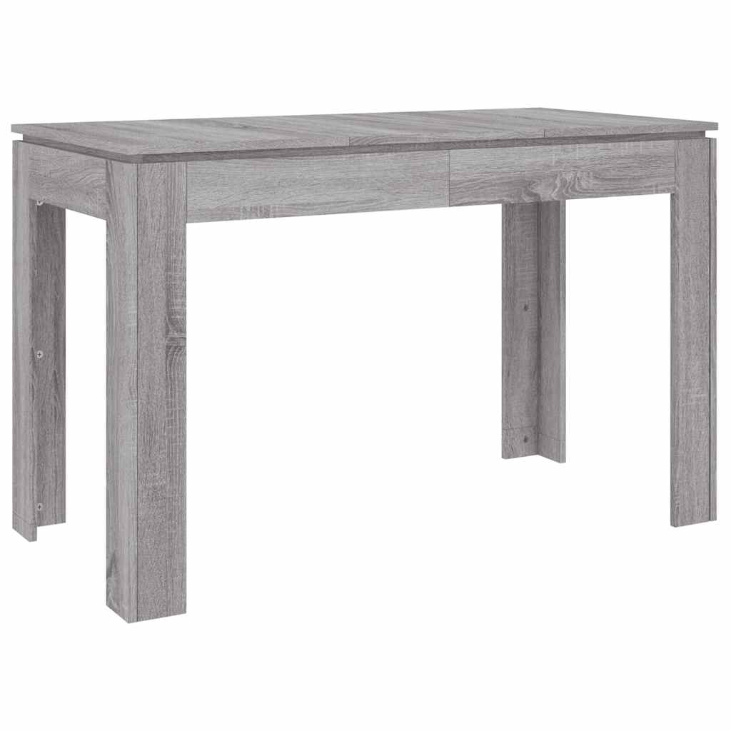 vidaXL Dining Table Grey Sonoma 120x60x76 cm Engineered Wood 6