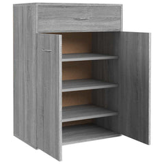 vidaXL Shoe Cabinet | Grey Sonoma | Engineered Wood | Medium | Shoe Cabinet 3